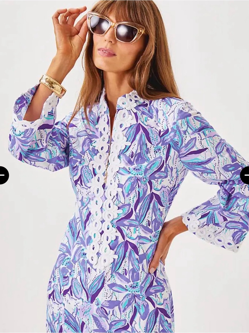 Lilly Pulitzer Shealyn Stretch Maxi Caftan in Elephant in the Bloom EUC - Picture 6 of 11